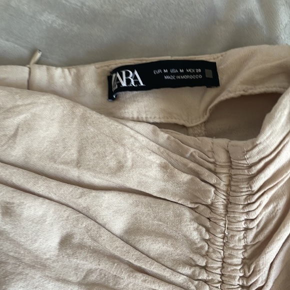 ZARA draped linen midi skirt - Picture 6 of 6